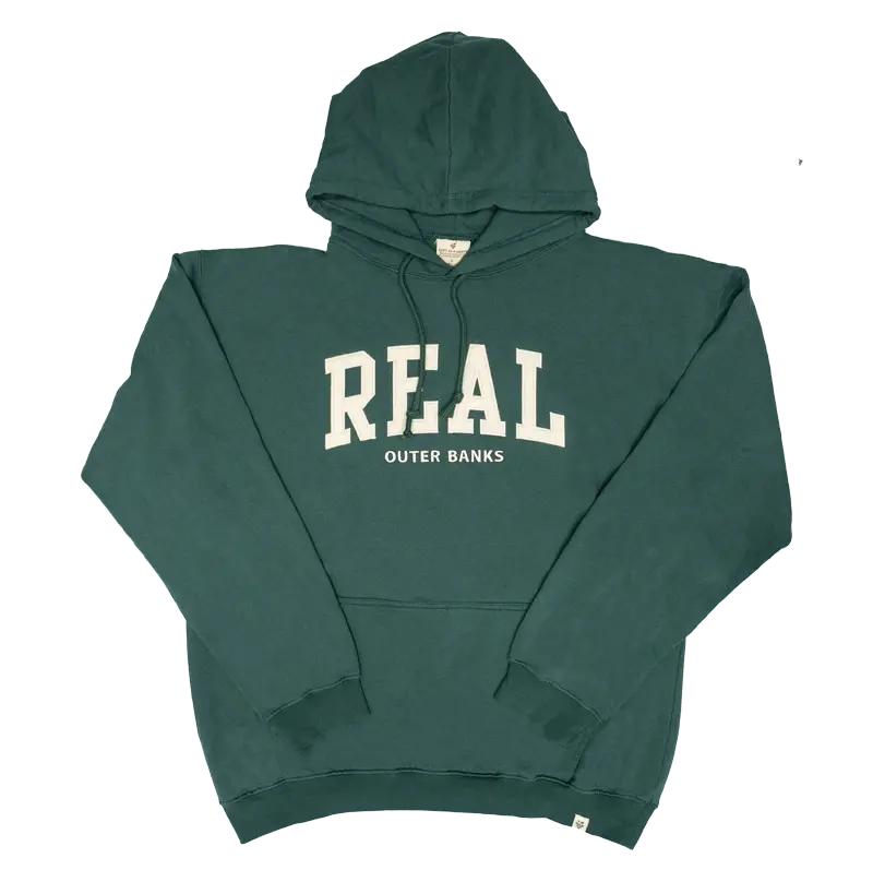 Real Willow Block Letter Applique Hooded Sweatshirt 1