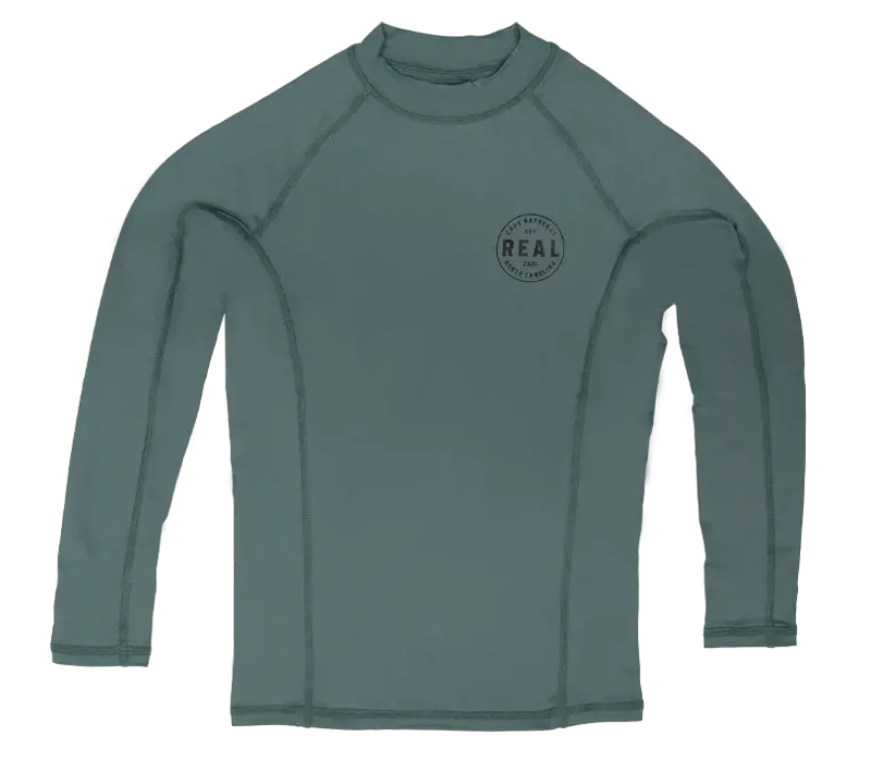 Real Women'S Nimbus Long-Sleeve Performance Rashguard In Trooper Blue 1
