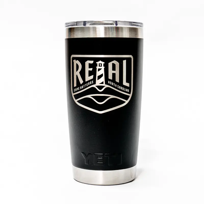 Real X Yeti Rambler 20 Oz Tumbler With Magslider Lid – Matte Black 1