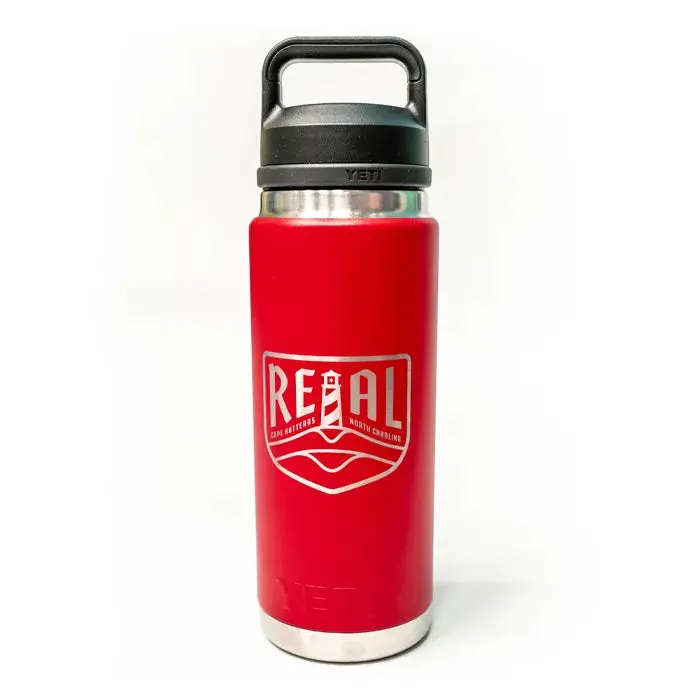 Real X Yeti Rambler 26 Oz Rescue Red Chug Bottle 1