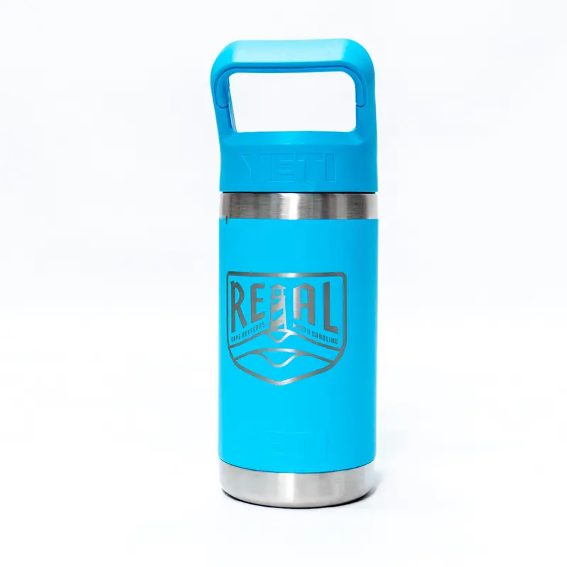 Real X Yeti Rambler Jr 12 Oz Child-Sized Bottle – Reef Blue 1