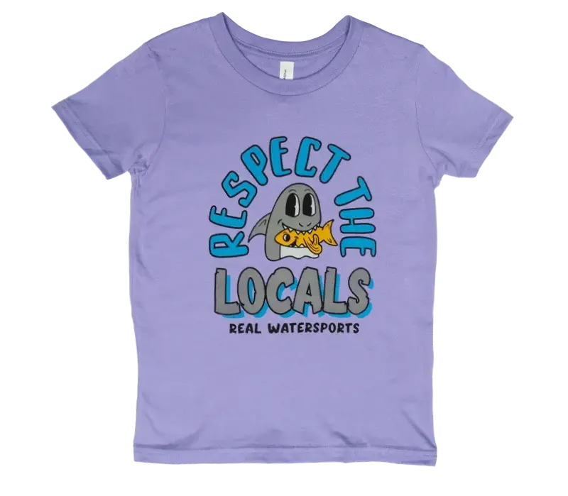 Real Youth Respect The Locals Graphic Tee – Dark Lavender 1
