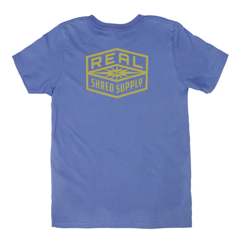 Real Youth Shred Supply Graphic Tee – Columbia Blue 1
