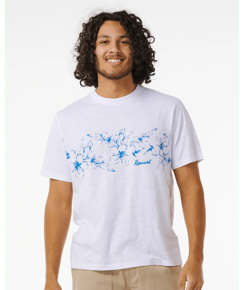Rip Curl Aloha Hotel Lei Lei T-Shirt In White 1