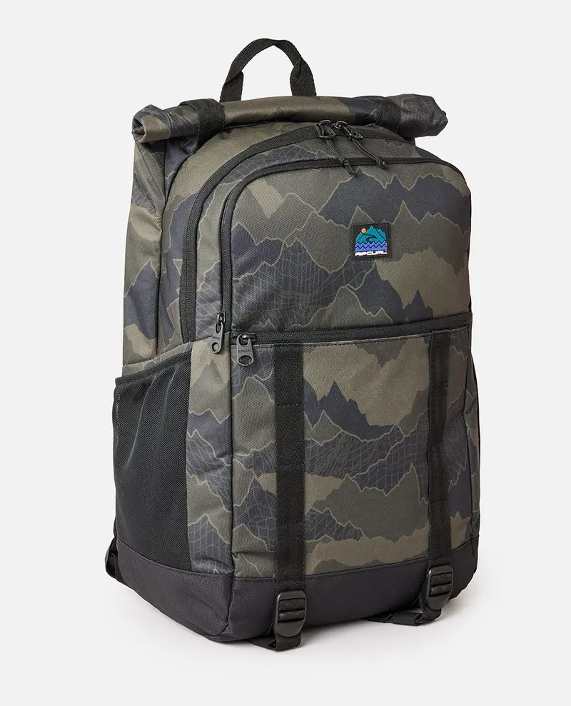 Rip Curl Dawn Patrol 30L Search Backpack – Black & Olive 1