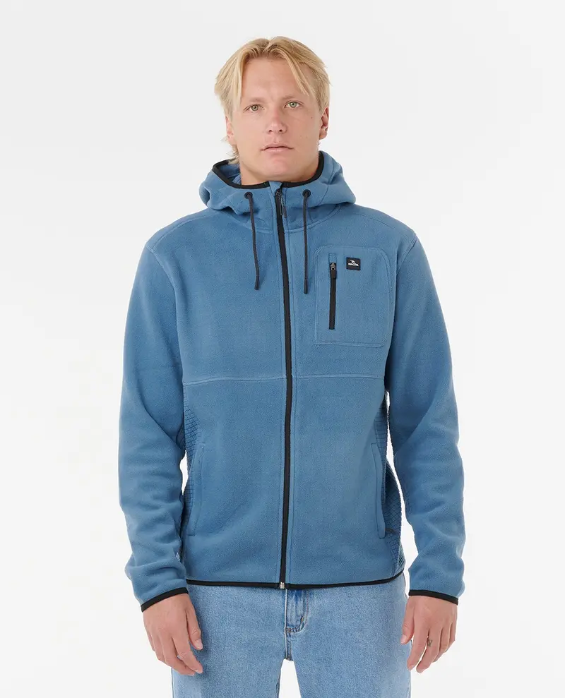 Rip Curl Departed Polar Fleece Zip-Up Jacket – Bluefin 1