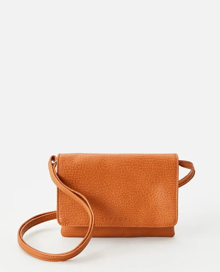 Rip Curl Essentials Ii Festival Crossbody Purse In Honey 1