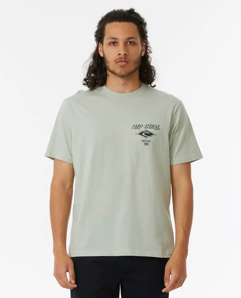 Rip Curl Fade Out Icon T-Shirt – Mint Haze Shade 1