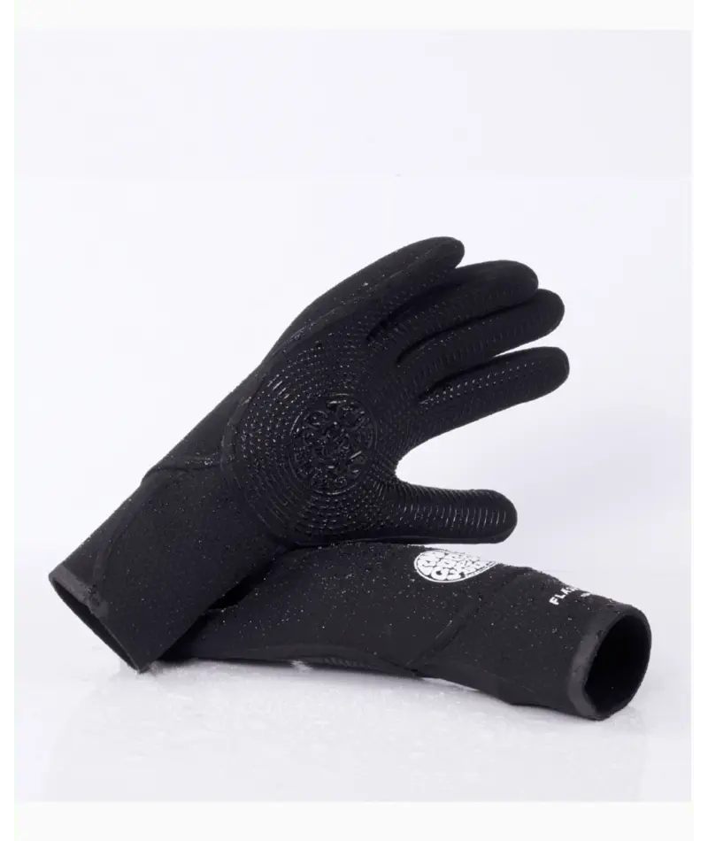 Rip Curl Flashbomb 3/2Mm Five-Finger Neoprene Gloves – Black 1