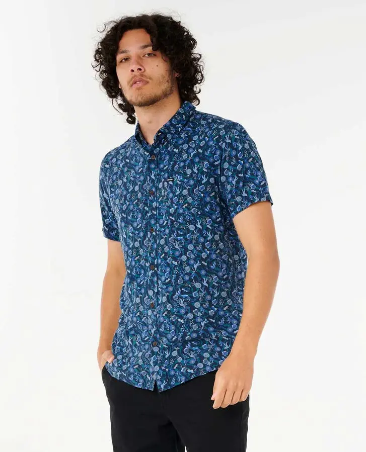 Rip Curl Fun Times Short-Sleeve Shirt – Washed Navy 1