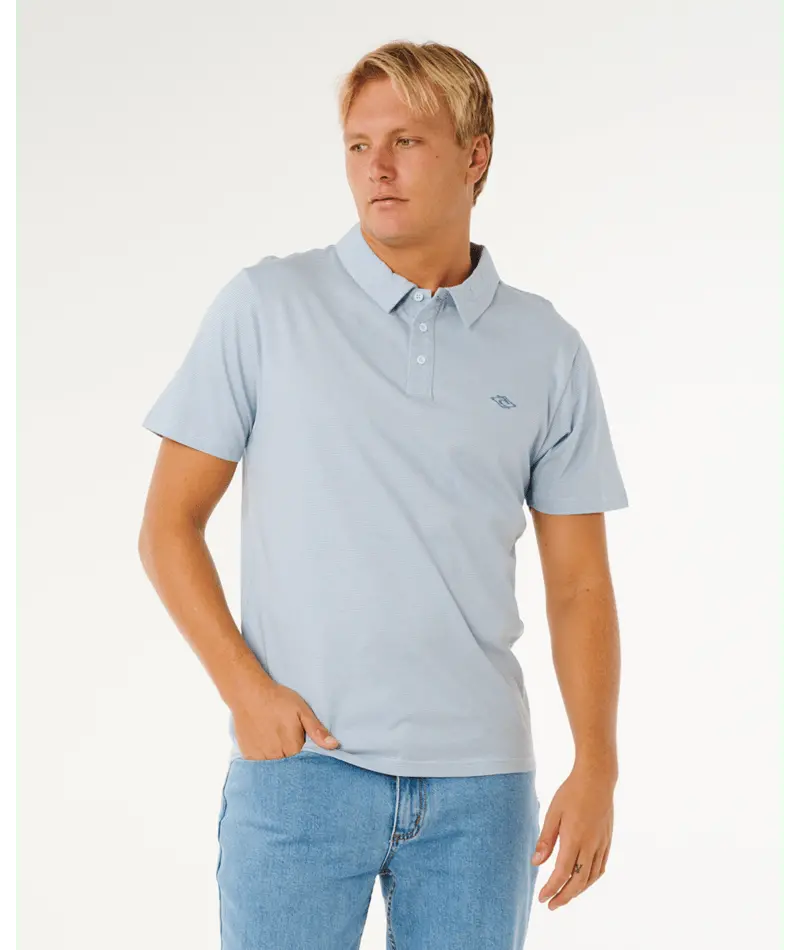 Rip Curl Glacier Blue Easy As Performance Polo Shirt 1