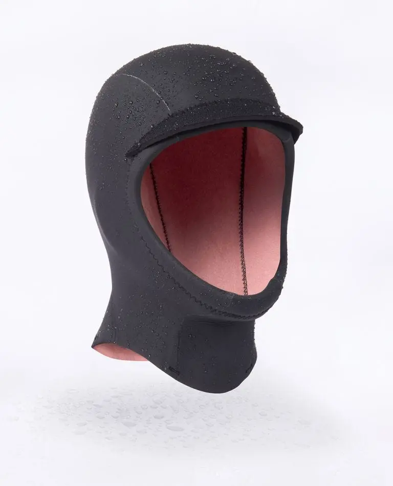 Rip Curl Heatseeker 3Mm Hooded Wetsuit Top – Black 1