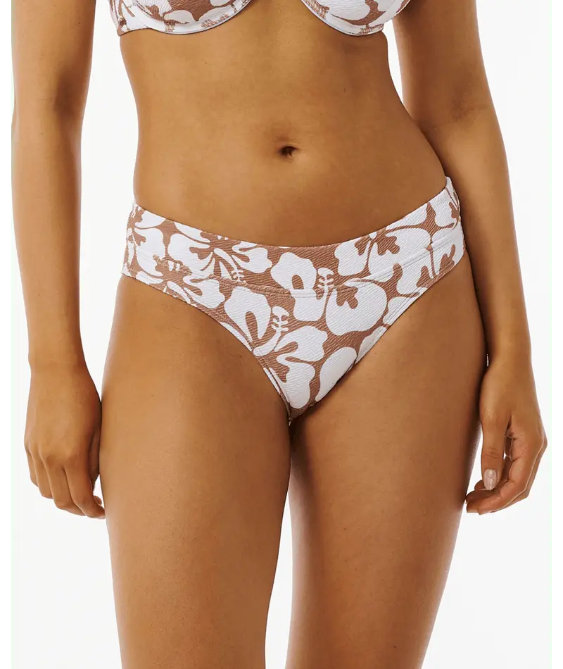 Rip Curl Hibiscus Heat Good-Fit Bikini Bottom – Brown 1