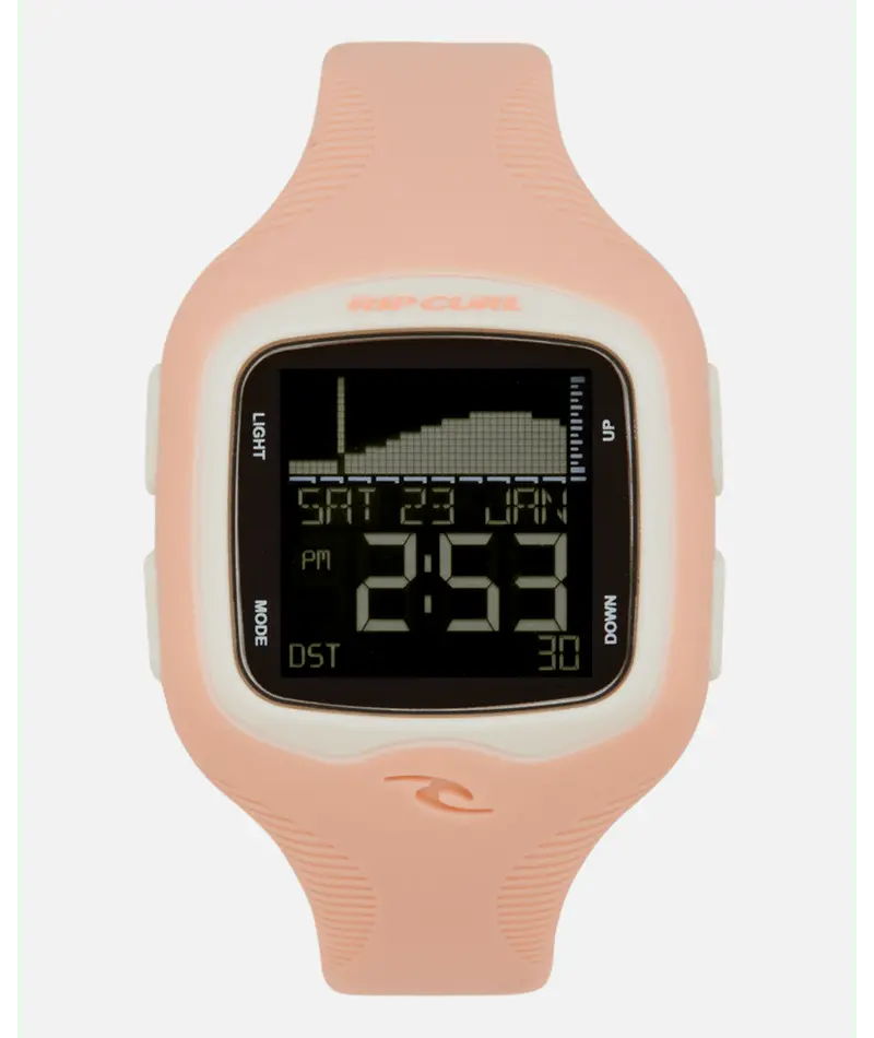 Rip Curl Kauai Tide Watch – Peach Dial With Silicone Strap 1