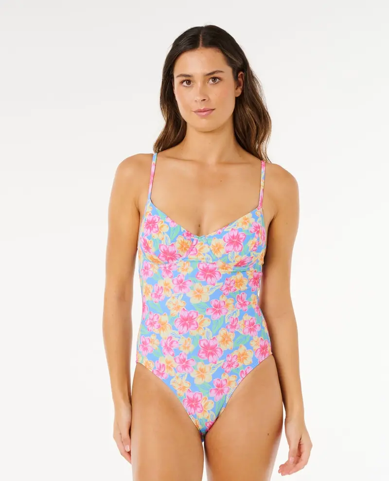 Rip Curl Malibu Cove Supportive One-Piece Swimsuit – Navy Blue 1