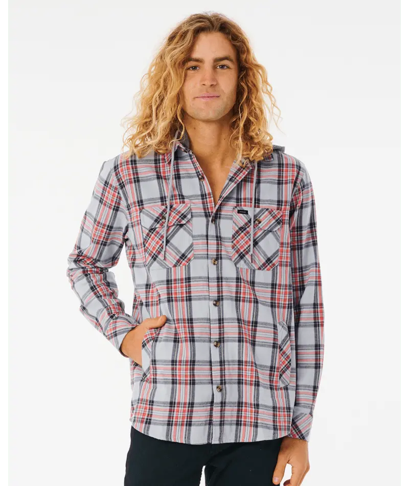 Rip Curl Men'S Ranchero Flannel Shirt – Zen Blue 1