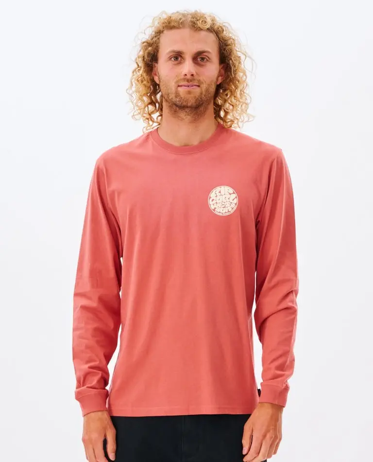 Rip Curl Men'S Wetsuit Icon Long-Sleeve Tee – Dusty Mushroom 1