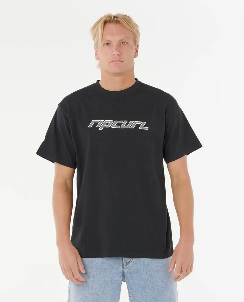Rip Curl Nu Dosed Short-Sleeve T-Shirt In Black 1