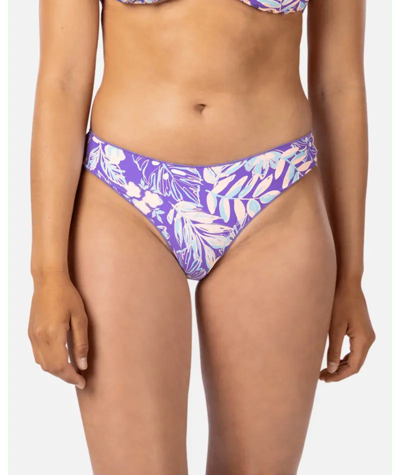 Rip Curl Palm Party Cheeky Purple Hipster Bottoms 1