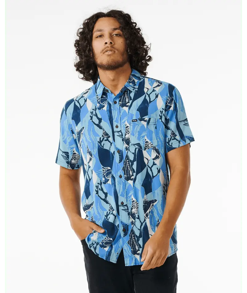 Rip Curl Party Pack Graphic T-Shirt In Blue Yonder 1