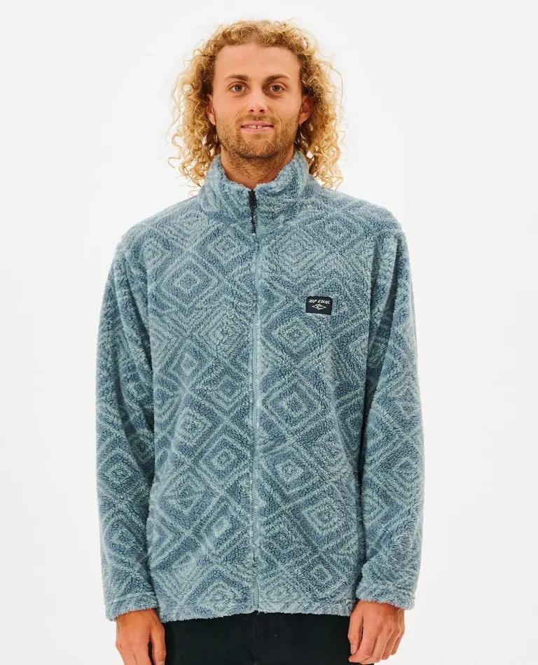 Rip Curl Party Pack Polar Fleece Jacket – Mineral Blue 1