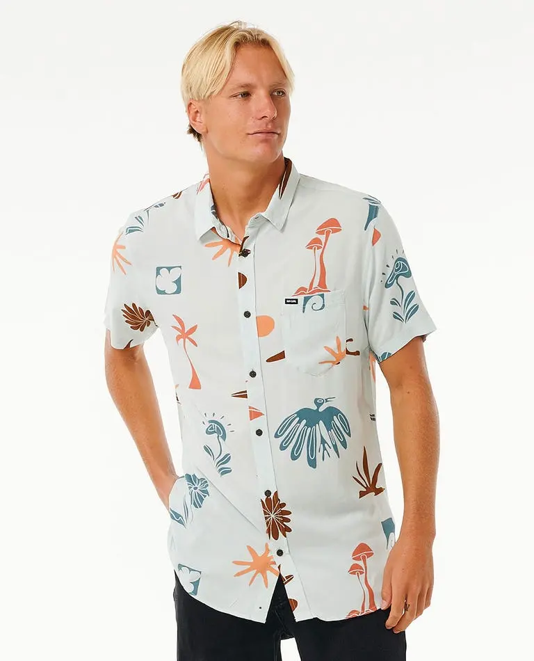 Rip Curl Party Pack Short-Sleeve Shirt In Mint 1
