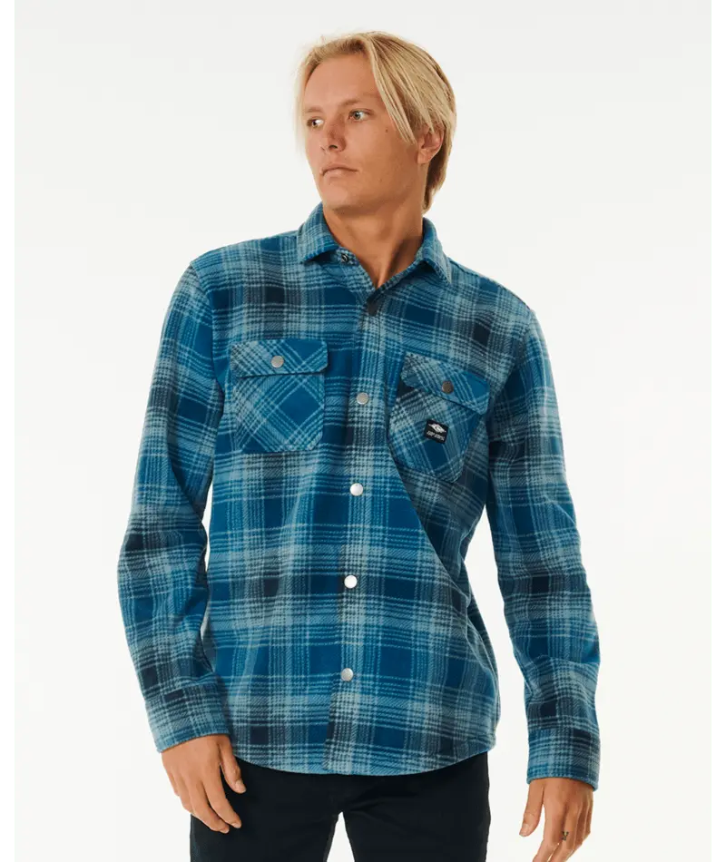 Rip Curl Polar Fleece Party Pack Shirt – Navy Blue Long Sleeve 1