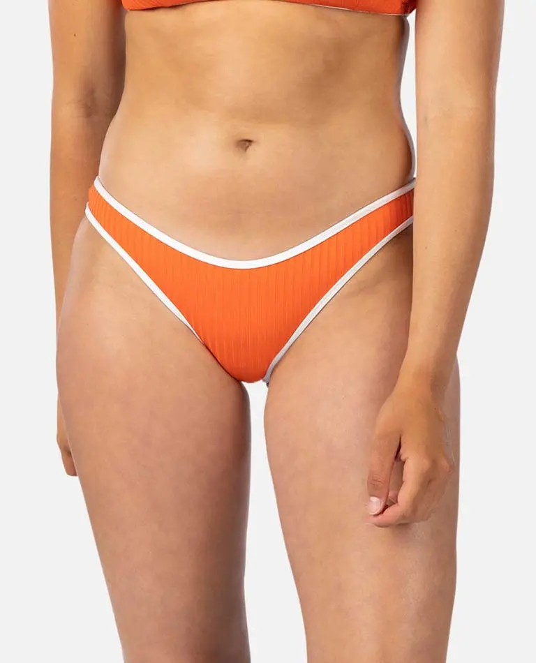 Rip Curl Premium High-Leg Skimpy Surf Bottom – Hot Orange 1