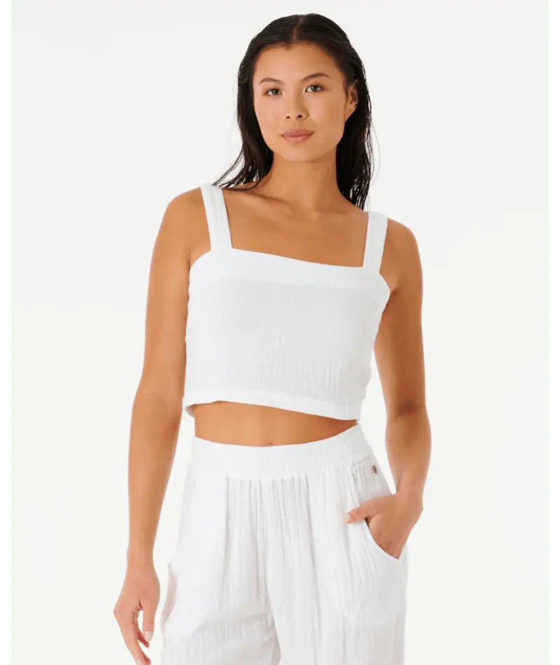 Rip Curl Premium Surf Performance Tank In Crisp White 1