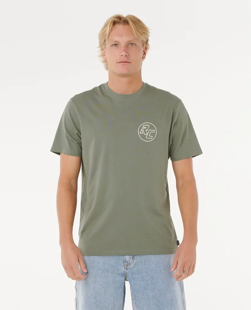 Rip Curl Rc Logo T-Shirt – Cactus Green 1
