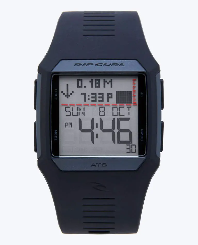 Rip Curl Rifles Tide Watch – Sleek Black Analog Watch With Surf Functionality 1