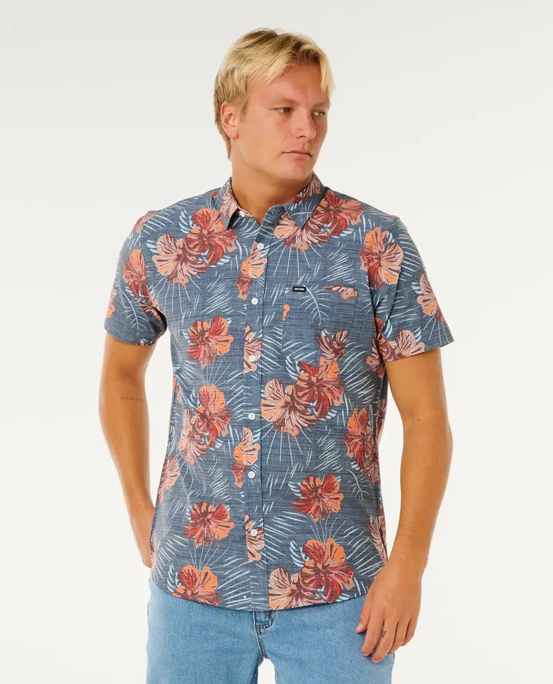 Rip Curl Sessions Aerotech Performance Shirt – Light Navy 1