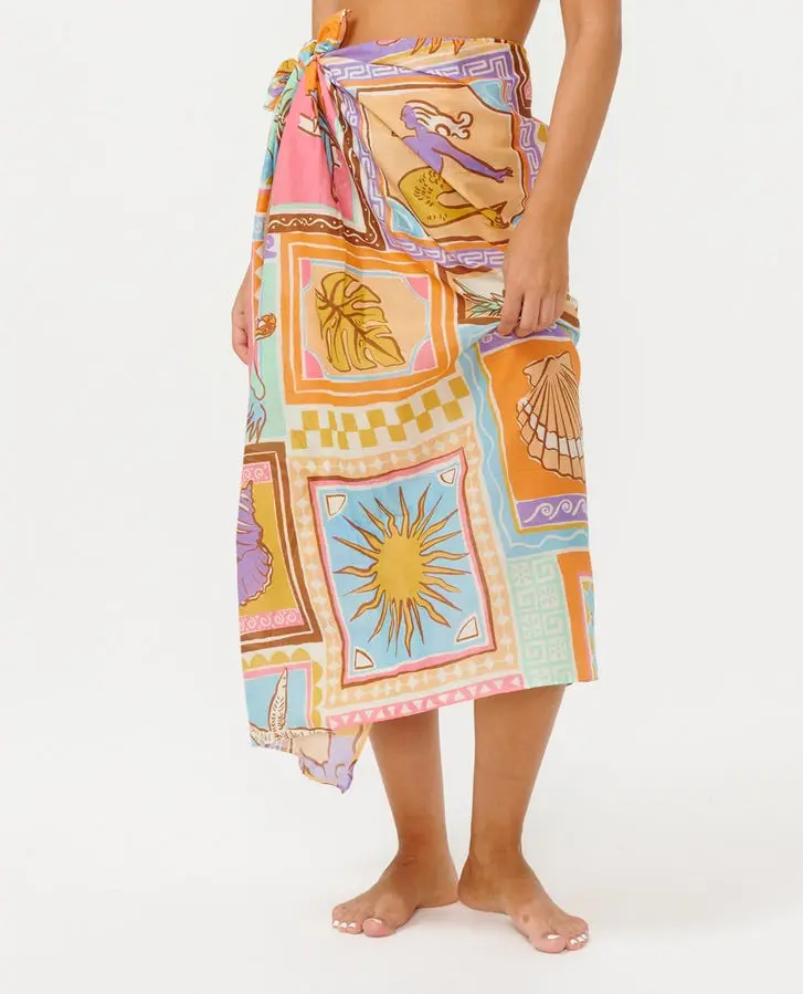 Rip Curl Summer Pareo Skirt In Lilac 1