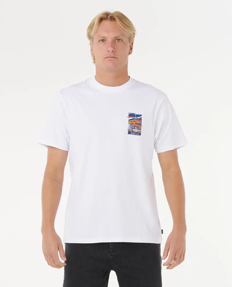 Rip Curl Surf Trip Cotton T-Shirt – White 1