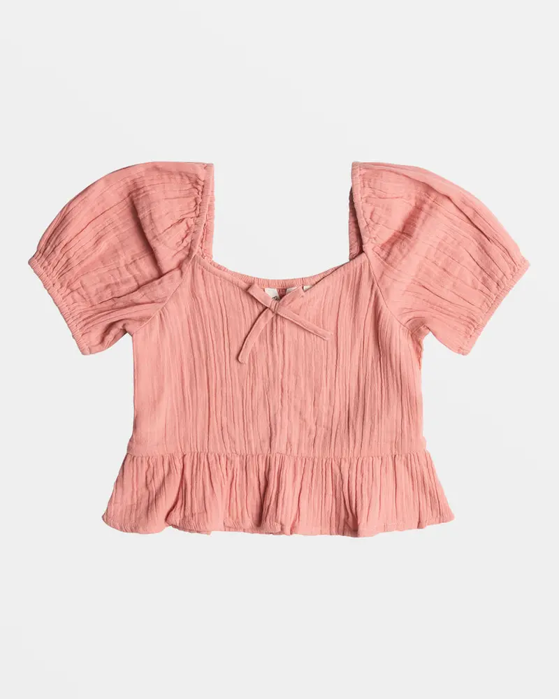 Roxy Angels Like You Graphic Tee For Girls – Mauve Glow 1