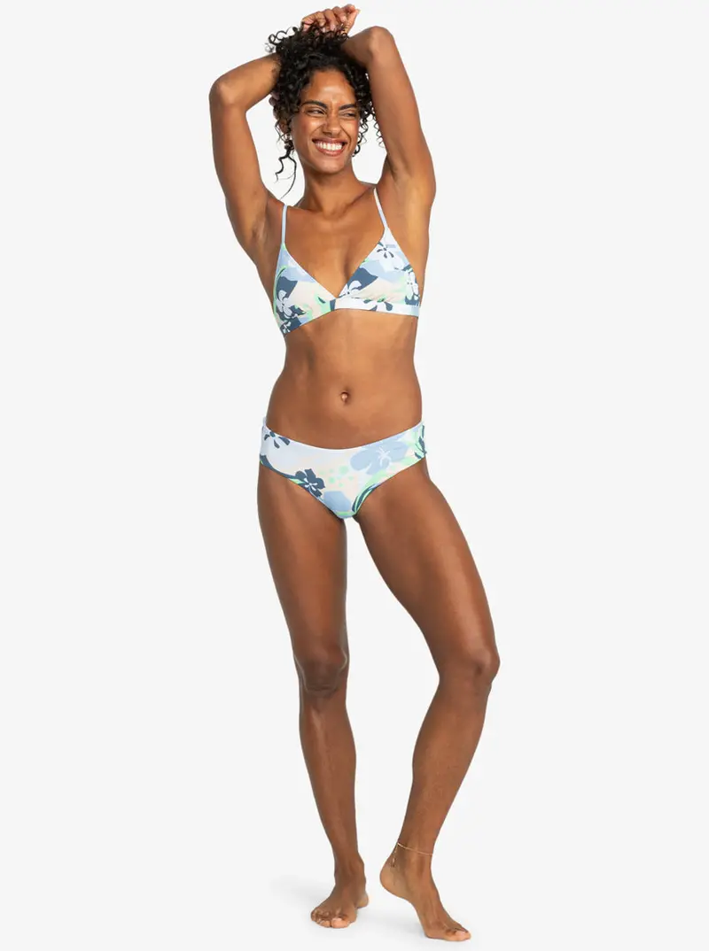 Roxy Beach Classics V-Cut Cheeky Bottom – Vintage Indigo 1