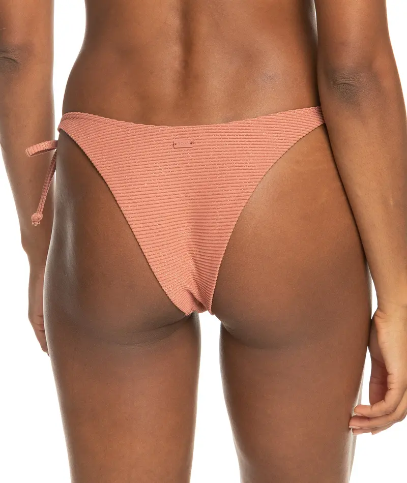Roxy Coconut Crew Ts High-Leg Cheeky Bottom – Cedar Wood 1