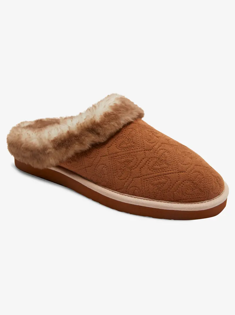 Roxy Cozzee Mule – Tan Leather Sandal 1