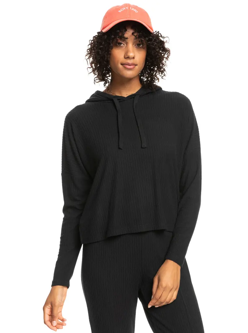 Roxy Hang Five Long Sleeve Button-Up Shirt – Anthracite 1