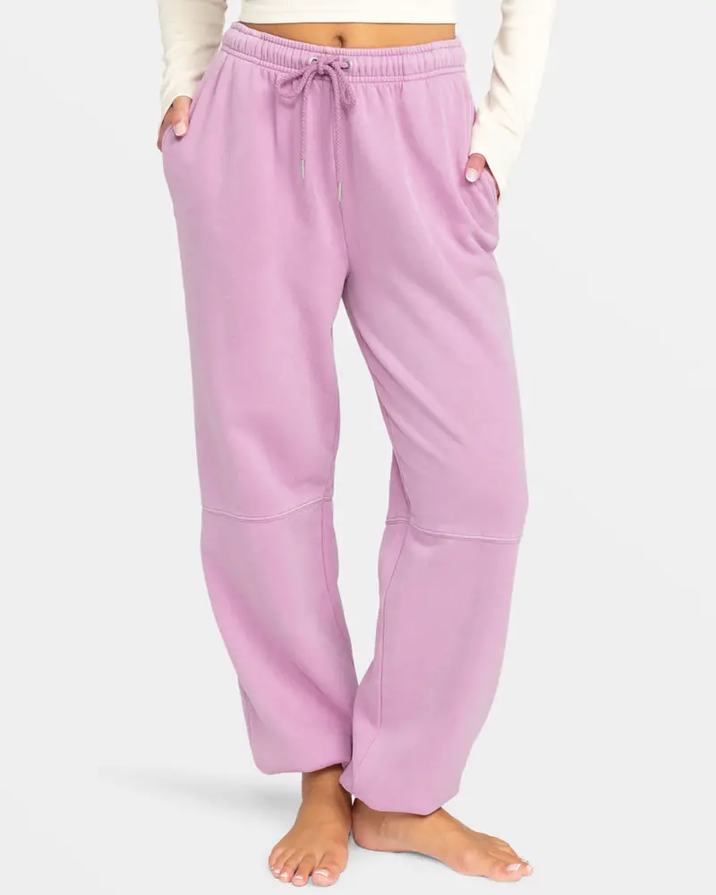 Roxy Oasis Haze Wide-Leg Pants In Mauve Orchid 1