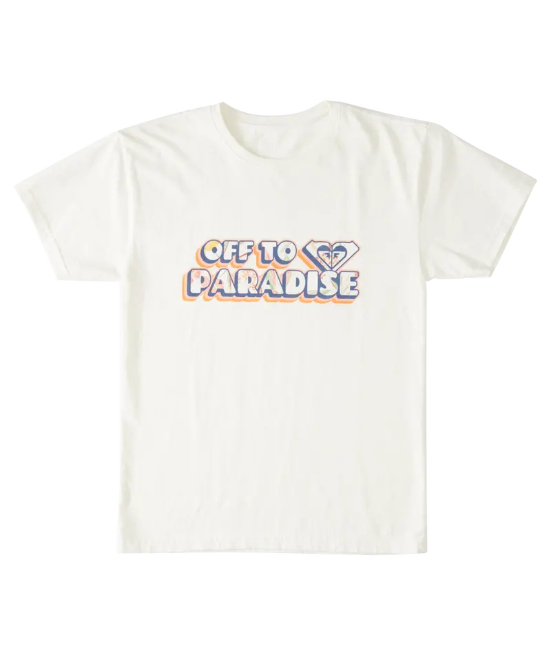Roxy Off To Paradise Vacation Tee – Snow White 1