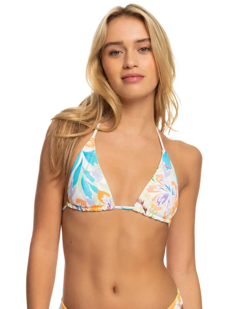 Roxy Snow White Retro Revo Tiki Print Tri Top 1