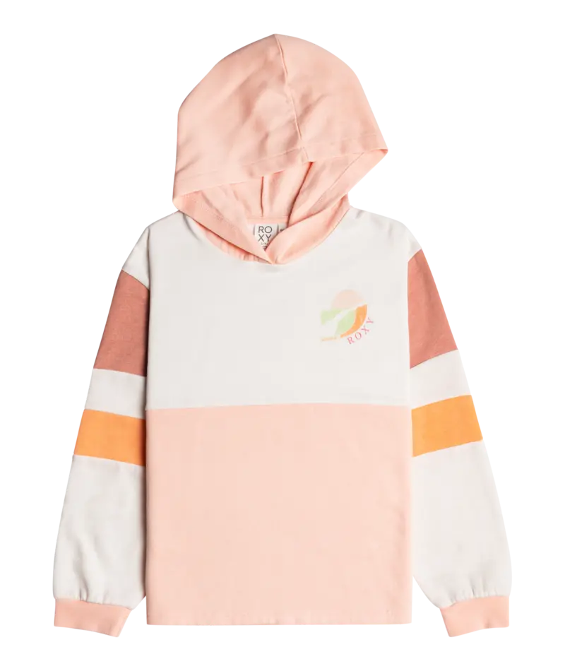 Roxy Sunday Morning Call Fleece Sweatshirt – Tropical Peach 1