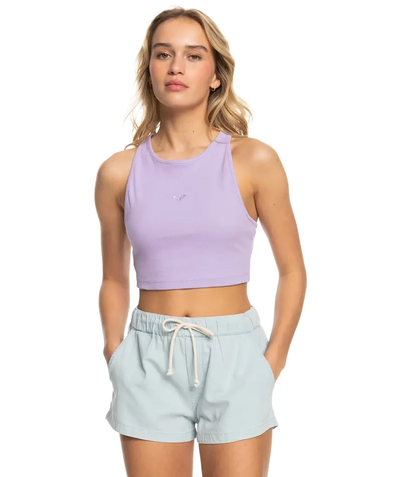 Roxy Surf.Kind.Kate. Sleeveless Tank Top In Purple Rose 1