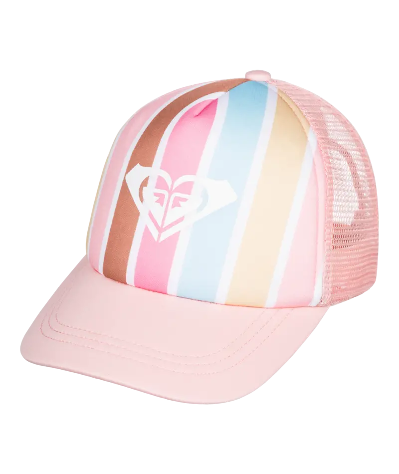 Roxy Sweet Emotions Adjustable Bucket Hat In Rainbow Candy 1