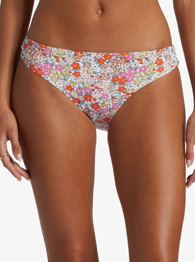 Roxy Tiger Lily Autumn Ditsy Strap Hipster Bikini Bottom 1