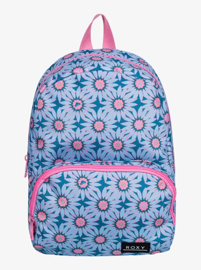 Roxy Tw Always Core Backpack – Crystal Teal With Floral Print 1