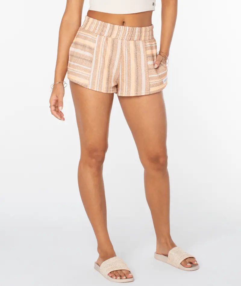 Roxy Wave Rider Chipmunk Saltwater Stripe Shorts 1