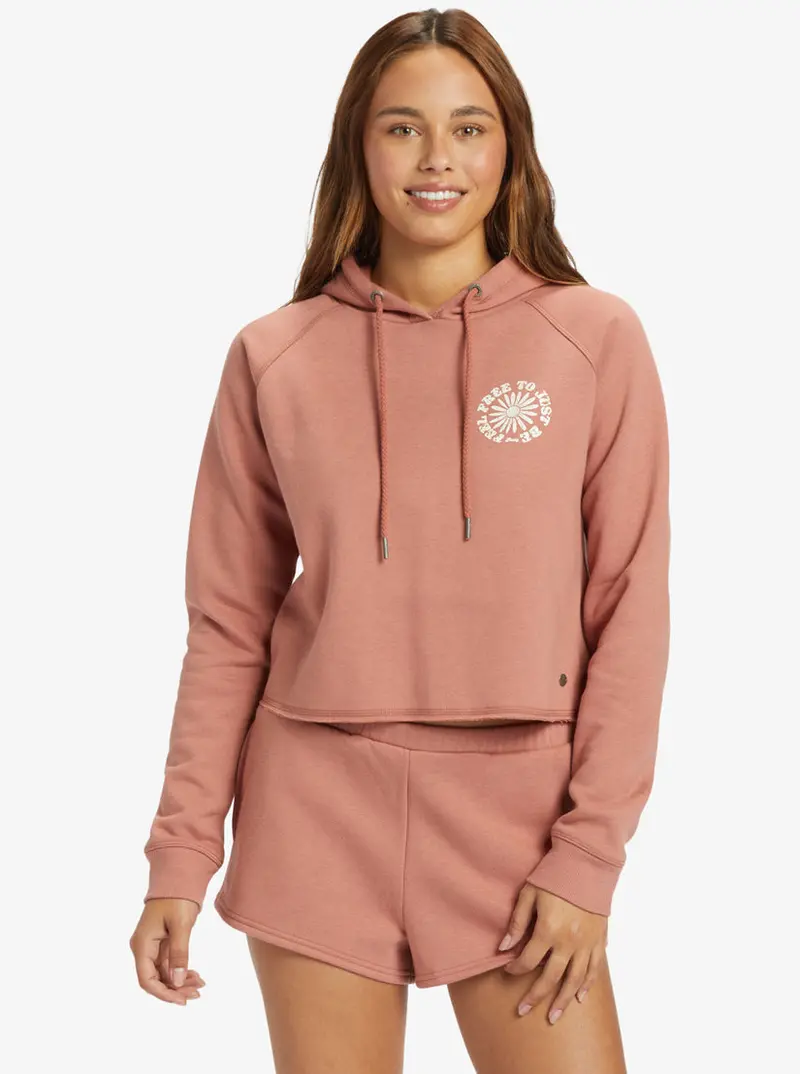 Roxy We Arrived Relaxed-Fit Sweatshirt In Cedar Wood 1