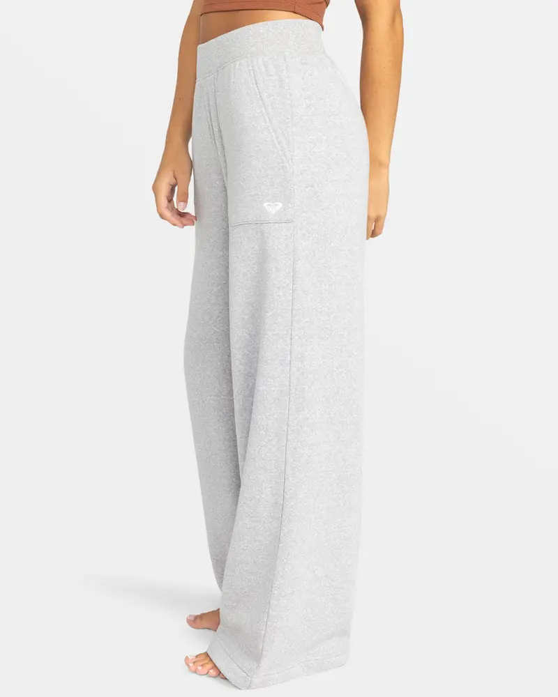 Roxy What A Dream Heather-Tone Joggers In Heritage Heather 1
